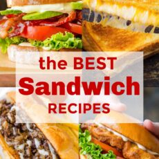 Collage of best sandwich recipes