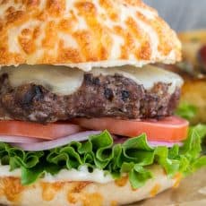 This Cheeseburger is so simple to make and is loaded with cheese! @natashaskitchen