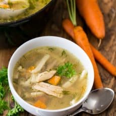 There's nothing like homemade chicken noodle soup. So homey and family approved! @natashaskitchen
