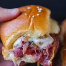 french Dip pastrami sandwich