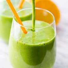 Our favorite Green Smoothie Recipe. It's a green power smoothie is what it is! @natashaskitchen