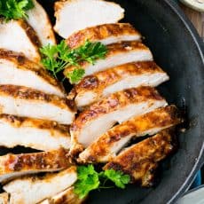 This is my sister's famous juicy BBQ chicken breast recipe. It was the most tender and juicy barbecued chicken breast I've tried.