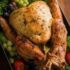 Making a juicy and flavorful Thanksgiving Turkey is easier than you think! A Video for how to make a Thanksgiving Turkey Recipe that your guests will love! | natashaskitchen.com