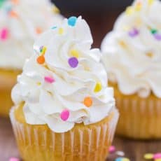 Swiss Meringue Buttercream will become your go-to buttercream frosting. Swiss meringue buttercream is silky and pipes beautifully on cakes and cupcakes | natashaskitchen.com
